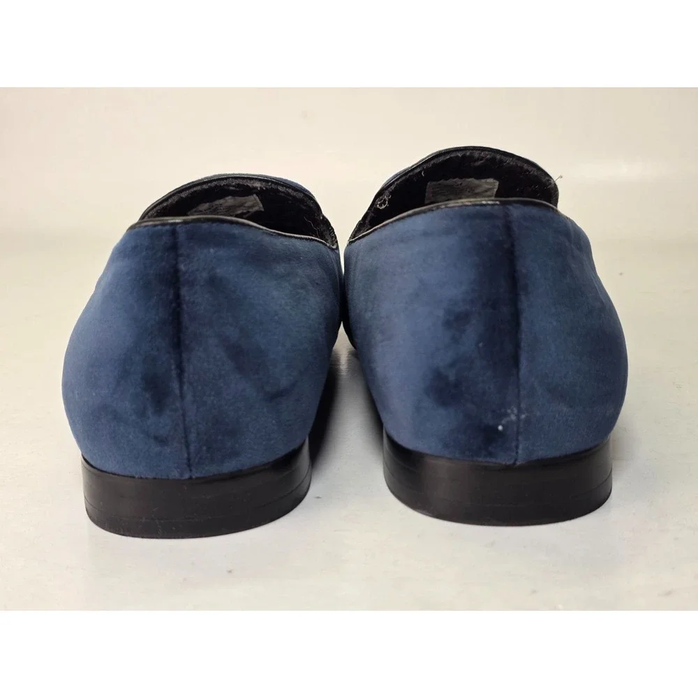 Giorgio Brutini Men's Shoes Size 10 M Blue Velvet Slip On Dress Formal Loafers